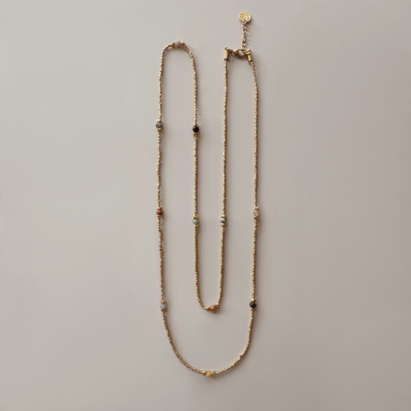 Sautoir CELESTE 85 Agate multicolore – Image 4
