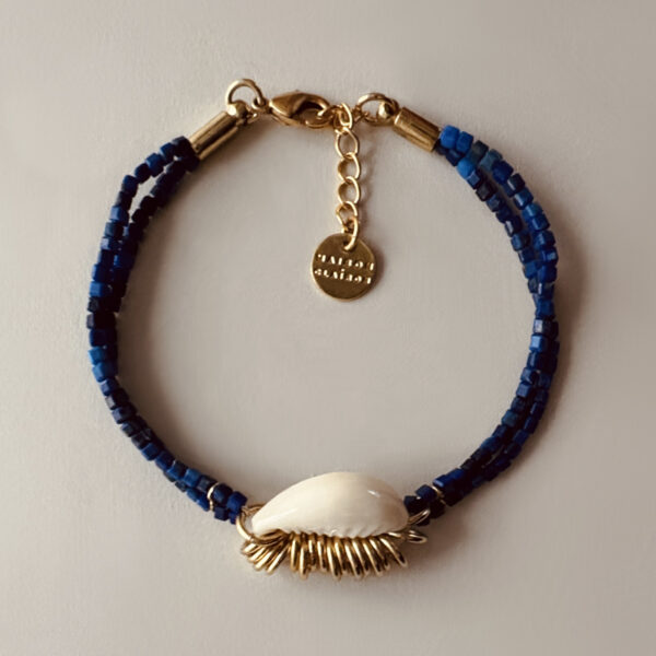 Bracelet CAURITO Indigo