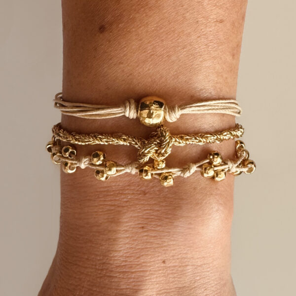 Bracelet SOLAR Sable Argenté – Image 2