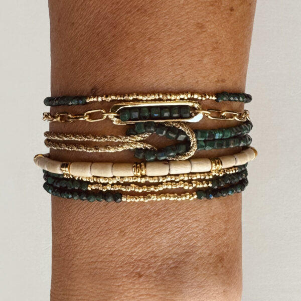 Bracelet Baby LUNA Malachite – Image 2