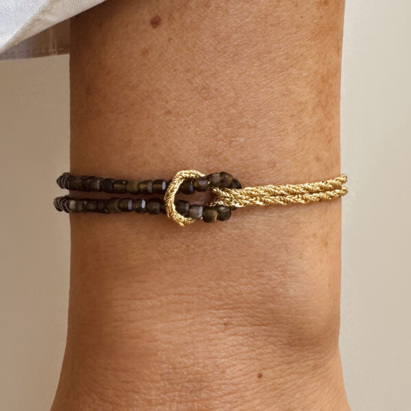 Bracelet YOU & ME Quartz fumé