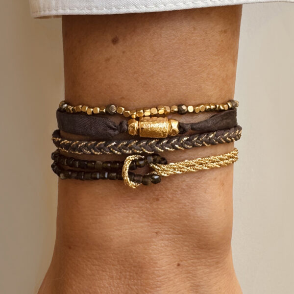Bracelet YOU & ME Quartz fumé – Image 2