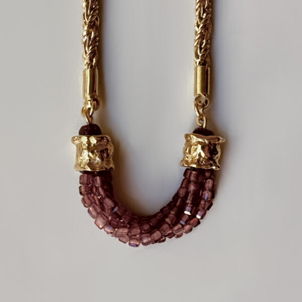 Collier SECRET Grenat Raisin