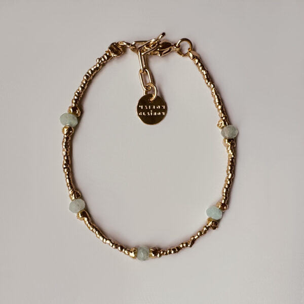 Bracelet SISTA Agate Lagon