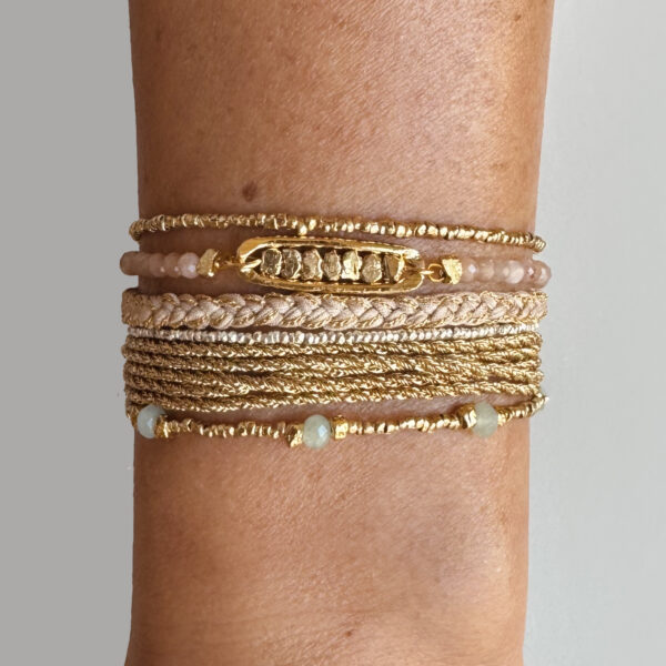 Bracelet SISTA Agate Lagon – Image 2
