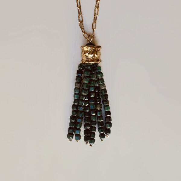 Sautoir RIVER Malachite