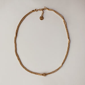 DOUBLE MELODY gold necklace