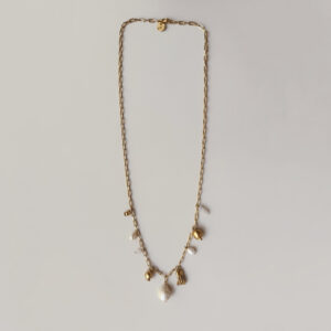 Sautoir INDIANA blanc 60 cm