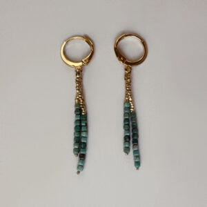 BABY DAISY chrysocole earrings