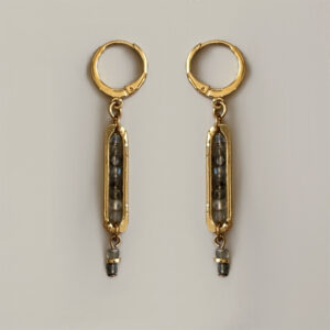 Boucles d'Oreilles INFINITY Apatite ciel