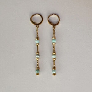 Boucles d'Oreilles DIVA Amazonite
