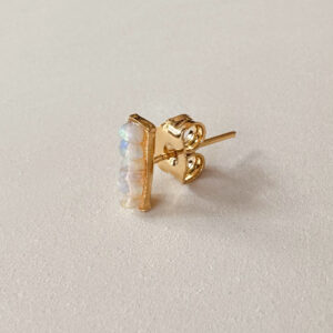 Boucle d'oreille MaPuce Opale d'ÉTHIOPIE