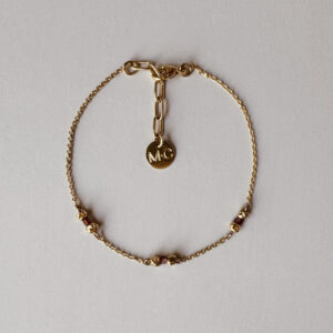 Bracelet NINO Grenat Raisin
