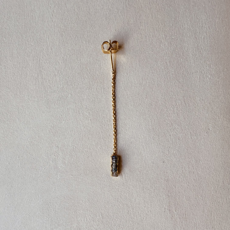 IMAGINE Light Blue Sapphire Earring