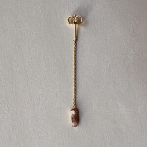 IMAGINE Earring with Pink Rhodochrosite