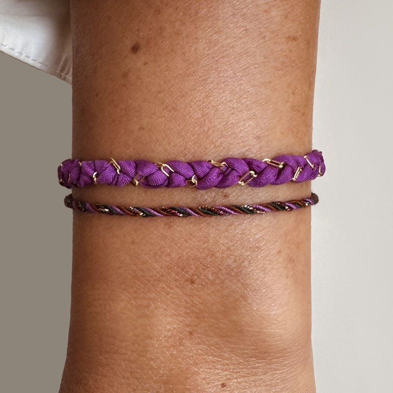 Bracelet TWIST Violet – Image 2