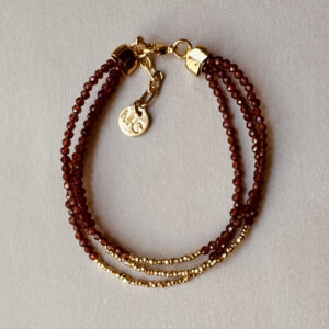 Bracelet LUNA Garnet