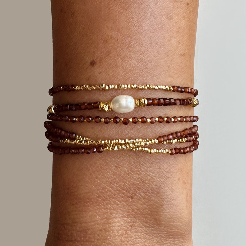 Bracelet LUNA Garnet - Image 2