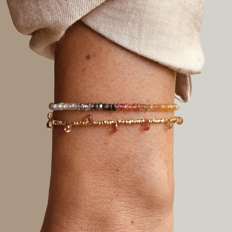 Bracelet GOTA SAPHIR Rosé – Image 2
