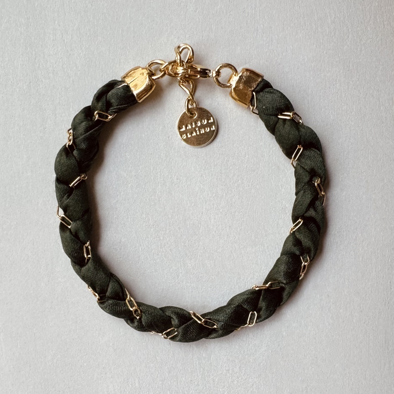 Bracelet SILK Satin Forêt